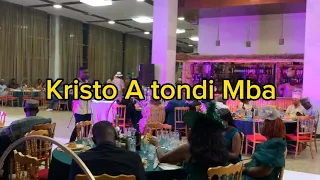 Kristo a tondi mba live performance Palais des Congres Yaounde