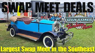 Finding Deals in a HUGE Florida Swap Meet Filled with Rusty Treasure | Daytona Turkey Run 2024