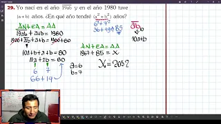 PLANTEO DE EDADES UNA PUNO | EJERCICIOS 2023 | ÁLGEBRA CON LALO