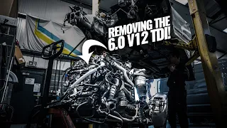 The 6.0 V12 TDI Engine is OUT... and Running!