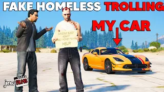 FAKE HOMELESS TROLLING! | GTA 5 Roleplay | PGN # 341