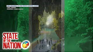 Underground river ng Lussok cave sa Luna, Apayao | SONA