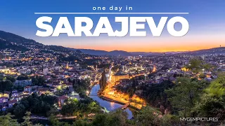 ONE DAY IN SARAJEVO (BOSNIA AND HERZEGOVINA) | 4K 60FPS | See the pearl of the Balkans