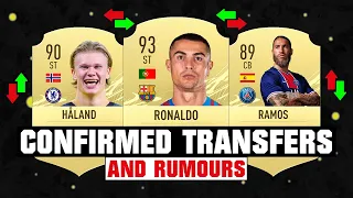 FIFA 22 | NEW CONFIRMED TRANSFERS & RUMOURS! 🤪🔥 ft. Ronaldo, Haaland, Ramos... etc