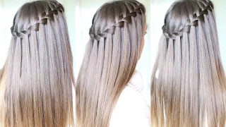 Waterfall Braid Tutorial for Beginners | DIY Waterfall Braid Tutorial | Braidsandstyles12