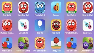 Red Ball 4,New Red Ball,Plants Ball 5,Bounce Ball,Plants Ball 4,Love Balls,Rise Up,Red Ball 6