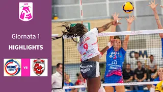 Pinerolo - Cuneo | Highlights | 1^ Giornata Campionato 23/24 | Lega Volley Femminile