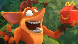 Crash Bandicoot McDonald's Happy Meal Commercial 2023 (Crash Team Rumble)
