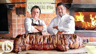 Die ultimative Porchetta der Antica Porchetteria Granieri seit 1916 mit dem Koch Paolo Trippini