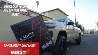 Changing interior lights on 2023 Chevy Colorado *huge difference!*