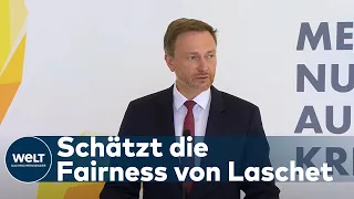 GRATULATION AN LASCHET: FDP-Chef Lindner betont  viele Übereinstimmungen | WELT Dokument