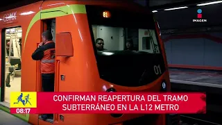 Confirman reapertura de la línea  12 del Metro | De Pisa y Corre