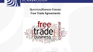 Free Trade Agreements (FTAs) - What are FTAs? What are the benefits?