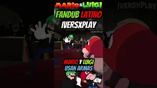 Mario y Luigi Usan ARMAS #supermario #fandub