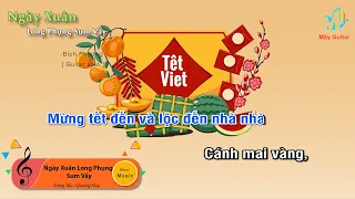 [Karaoke guitar] Ngày Xuân Long Phụng Sum Vầy -Bích Phương , Muoi Music | Mây Guitar