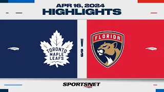 NHL Highlights | Maple Leafs vs. Panthers - April 16, 2024