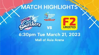 Creamline vs F2 Logistics Match Highlights | PVL All Filipino Conference 2023