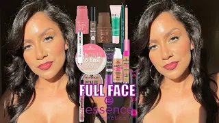 FULL FACE ESSENCE COSMETICS (one brand) AFFORDABLE MAKEUP + WEAR TEST *oily skin* | MagdalineJanet