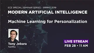 Machine Learning for Personalization