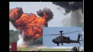 RAF APACHE HELICOPTER DISPLAY RIAT 2019