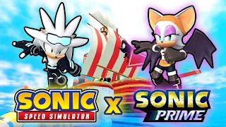 Racesuit Silver, Blaze, & Batten Rouge Sneak Peek! (Sonic Speed Simulator Testing)