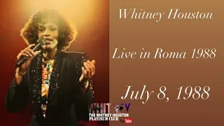 11 - Whitney Houston - Natural Woman / You Send Me Live in Roma, Italy July 8th 1988