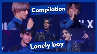 Every txt member singing Yeonjun's iconic part in Lonely boy #txt #kpop #lonelyboy #moa