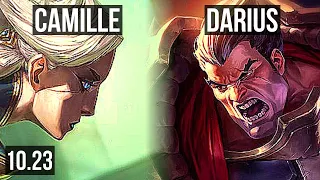 CAMILLE vs DARIUS (TOP) | 10/0/3, 1.5M mastery, Legendary, 700+ games | BR Grandmaster | v10.23