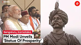 Karnataka: PM Modi Unveiled Statue Of The Founder Of Bengaluru, Nadaprabhu Kempegwda