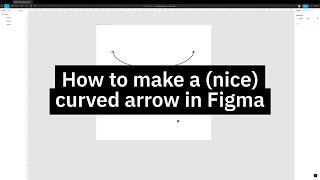 How to make a (nice) curved arrow in Figma