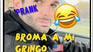 BROMA A MI GRINGO HABLO ESPAÑOL PARA VER SI ENTIENDE😂 - PRANK MY HUSBAND I SPEAK SPANISH