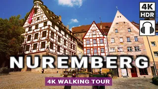 NUREMBERG (NÜRNBERG) Germany 🇩🇪 Walking Tour | Medieval City [4K/60fps UHD Captions Immersive Sound]
