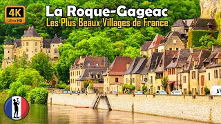 🇫🇷 LA ROQUE-GAGEAC 🏡The Most Visited Beautiful Villages of France | Amazing Walking Tour [4K/60fps]