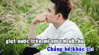 Khi Người Mình Yêu Khóc   Phan Mạnh Quỳnh Karaoke Beat