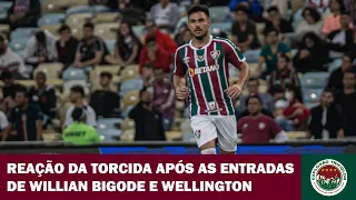 Torcida do Fluminense vaia Wellington e Willian Bigode no final do jogo contra o Avaí
