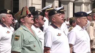 LA LEGIÓN EN SANTANDER DESDE LA PLAZA PORTICADA