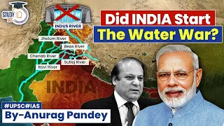 India stops Ravi River Water to Pakistan | India vs. Pakistan Water War | UPSC GS1 & GS2