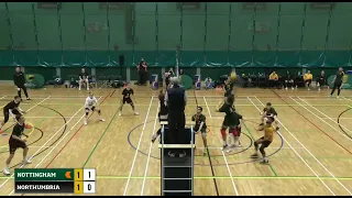 Noah Goalen UoN Volleyball Headliner v Northumbria highlights 22.02