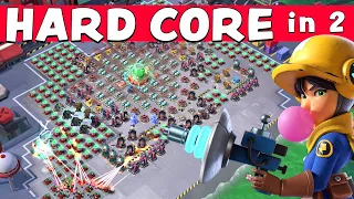 HARD CORE in 2 GREAT attacks 😎 Laser Rangers ROCKING it - BOOM BEACH gameplay/operation strategy