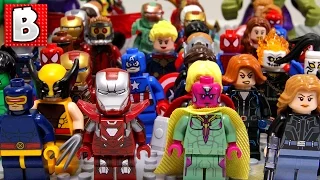 Every LEGO Marvel Superhero Minifigure Ever Made!!!