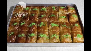 Einfaches Baklava Rezept mit fertigem Yufka I Baklavali yuflayla kolay baklava yapimi