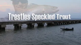 Catching Speckled Trout at The Trestles in Lake Pontchartrain