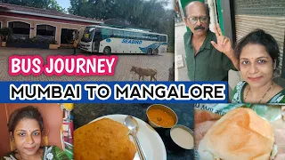 Mumbai to Mangalore Bus Journey 😍 | Mumbai Street Shopping 🛍️ | Travel vlog