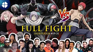 Sasori vs. Chiyo and Sakura [FULL FIGHT] Shippuden Ep. 19-31 Reaction Mashup 🇯🇵 [ナルト 疾風伝] [海外の反応]