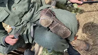 Ботинки горных егерей армии вермахта времен Второй мировой войны