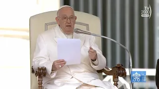 Papa Francesco, Udienza Generale del 24 aprile 2024