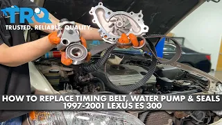 How to Replace Timing Belt, Water Pump & Seals 1997-2001 Lexus ES 300