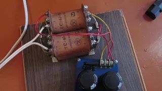 Двуполярный усилитель на германиевых транзисторах 2