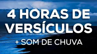 4 horas de versículos bíblicos ao som de chuva 🌧️ [Para Dormir & Meditar] - Bíblia JFA Offline