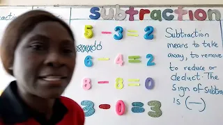 Introduction to subtraction.